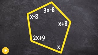 Find the measure of x given interior angles of a pentagon [upl. by Pontius]