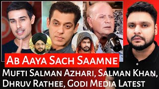 Mufti Salman Azhari  Salman Khan  Dhruv Rathee  Godi Media Latest  Mr Reaction Wala [upl. by Stefanie]