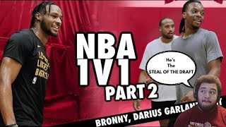 Reacting To Bronny James Darius Garland amp Talen Horton Tucker GO AT IT 1v1 Kotc Style Part 2 [upl. by Lebazej852]