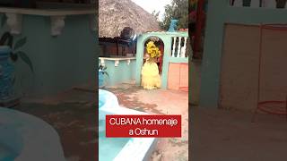 Cubana muestra en Redes Sociales su homenaje a Oshun 😱 [upl. by Anavrin]