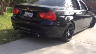 2011 Bmw E90 335i Muffler delete [upl. by Chassin892]