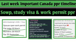 Last week important ppr timeline Todays ppr request timeline canada  Latest Canada PPR [upl. by Ekyt]