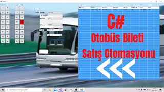 C ile Otobüs Bileti Satış Otomasyonu Tek Video [upl. by Lezti]