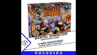 Marvel Zombies XMen Resistance  Part 2 Tiles Tokens and Components [upl. by Nodnelg]