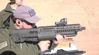 SHOT Show 2018 IWI Tavor TS12 Shotgun [upl. by Eneluqcaj]