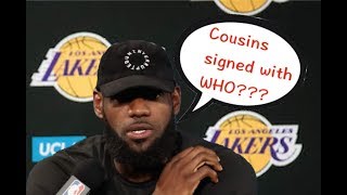 NBA Players quotLive Reaction to Big Newsquot Compilation [upl. by Hembree]