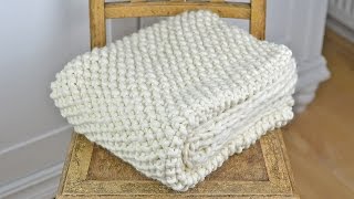 WolldeckePlaidBlanket stricken  Vorstellung eines Strickkit von quotWE ARE KNITTERSquot [upl. by Akiehsal]