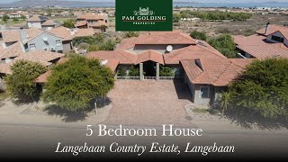 5 bedroom house for sale in Langebaan Country Estate  Pam Golding Properties [upl. by Grindle902]