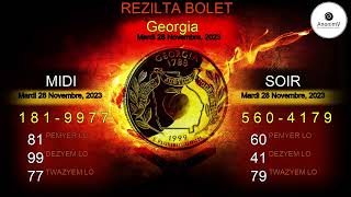 Rezilta tiraj Borlette New York Georgia Florida pour Mercredi 29 Novembre 2023 [upl. by Iddo688]