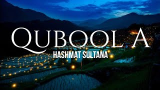 Qubool A Full Lyrics Video  Hashmat Sultana  B Praak  Jaani  Full Song  Punjabi Song [upl. by Geibel]