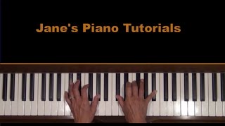 Carpenters Top of the World Piano Tutorial RH Right Hand [upl. by Solrac337]