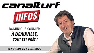 Pronostics Dominique Cordier  Canalturf Infos actus et pronos du vendredi 10 avril 2020 [upl. by Ahsart]