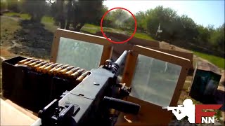 50 Cal Fires Full Belt In Firefight With Taliban FNN 20 [upl. by Yzzo]