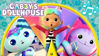 SPIN THE WHEEL OF SONGS 🎡 Sing Along with Gabby amp Friends 🎶  GABBYS DOLLHOUSE  Netflix [upl. by Eanert365]