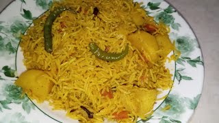 Aloo Pulao Recipe  Aloo Masala Pulao By Hyderabadi Inspired By BaBaFoodRRC [upl. by Aztiley680]