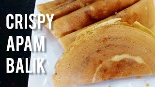 Crispy Apam Balik  Resepi Apam Balik Ranggup  香脆曼煎糕 ︳Resepi Apam Balik Krispy [upl. by Nuyh]