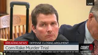 IA v Mullis Defense Closing Arguments  Corn Rake Murder Trial [upl. by Thaine]