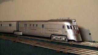 MTH Railking Burlington Zephyr protosound 1 [upl. by Daggna330]