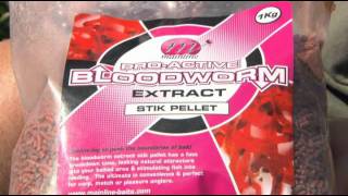 MainlinebaitsTV Bloodworm Extract Stik Pellets with Dave Lane [upl. by Yenitirb]