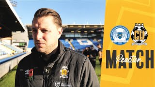 Peterborough United 50 Cambridge United 🎙️  Mark Bonner reaction [upl. by Stephens78]