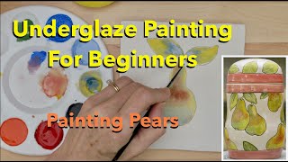 How To Paint Pottery With Underglazes  An Easy Project for Beginners [upl. by Marsha214]