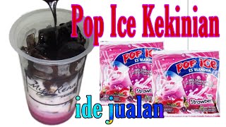 Pop Ice Kekinian Ide JualanEs Kekinian 2021 [upl. by Leivad]