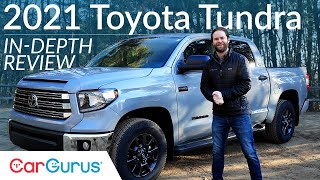 2021 Toyota Tundra Review The last old pickup  CarGurus [upl. by Dutchman]