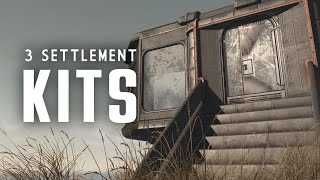 3 Settlement Kits Brand New Tile Sets  Oxhorns Mod Muster  Fallout 4 PC Mods [upl. by Eeloj]