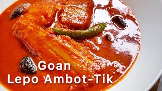 Goan Ambot Tik Lepo  Sole Fish Curry [upl. by Jaymee]