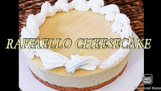 Raffaello cheesecake 💙 Raffaello cake  拉斐尔芝士蛋糕 raffaellocheesecake raffaello cheesecake [upl. by Htiduj901]