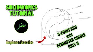 Solidworks 2D exercise for beginners 1 [upl. by Ppilihp]