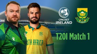 Ireland v South Africa T20I Series Match 1 [upl. by Maridel]