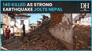 At least 140 dead in Nepal earthquake strong tremors felt in Delhi  Nepal earthquake updates [upl. by Shriner71]