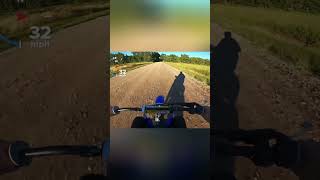 Ttr 110 top speed run dirtbike pitbike [upl. by Melda548]