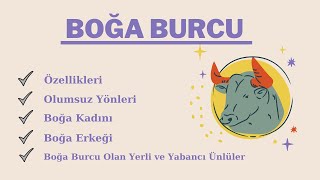 Boğa Burcu Özellikleri Olumsuz Yanları  Boğa Kadını ve Boğa Erkeğinin Tipik Özellikleri Ünlüleri [upl. by Iron]