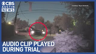 Chilling ring camera audio plays in Kaitlin Armstrong murder trial [upl. by Astor580]