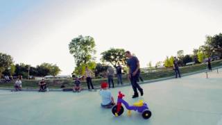 Kid gets knocked out at skatepark [upl. by Carbo]