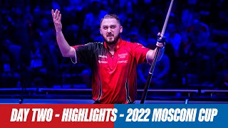 Day Two  Highlights  2022 Mosconi Cup [upl. by Awram286]