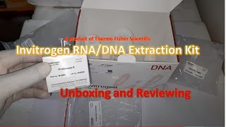 Invitrogen viral RNADNA Extraction Kit Unboxing and Reviewing [upl. by Ahtelat]