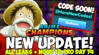 CODE SOON New Christmas Update amp Getting CRIMSON DEMON Whitebeard  ACS Noob To Pro Day 74 [upl. by Assiruam619]