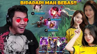 EKO Dan 3 BIDADARI NOTNOT  KAYES  VIOR AUTO SEMANGAT PARAH Coyyy UWUWWW  Mobile Legends [upl. by Breana750]