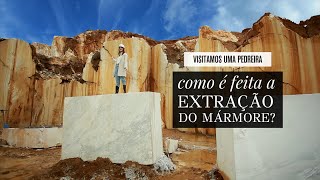 VISITAMOS UMA PEDREIRA Como é feita a extração e beneficiamento do mármore [upl. by Fritts]