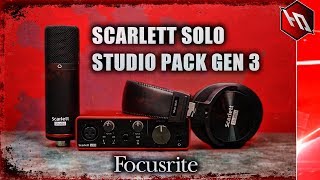 Focusrite Scarlett Solo Studio Pack Unboxing amp Review 3rd Gen [upl. by Adnoma]