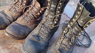 Red Wing Iron Ranger 8111 vs Whites Smoke Jumper boots [upl. by Deming158]