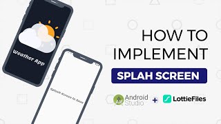 Splash Screen in Android Studio  Java   SplashScreen  Lottie animation  Android Studio  2024 [upl. by Foulk]