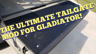 Jeep Gladiator  Mountain Hatch Tailgate Install and Review [upl. by Nennek760]