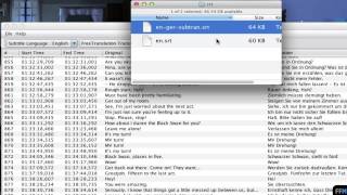 Translate Subtitle files SRT Free on Mac [upl. by Mallina]