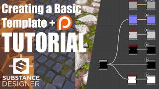 Substance Designer Quick Tutorial 1  Creating a Template  Tesselation  PATREON [upl. by Finella]