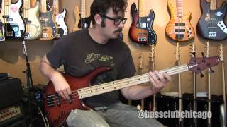 Benavente DCD 4String Bass Demo by Bass Club Chicago [upl. by Enale22]