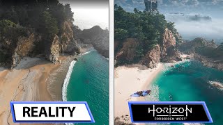 Horizon Forbidden West VS Reality  Real World Locations Comparison [upl. by Anastasio]